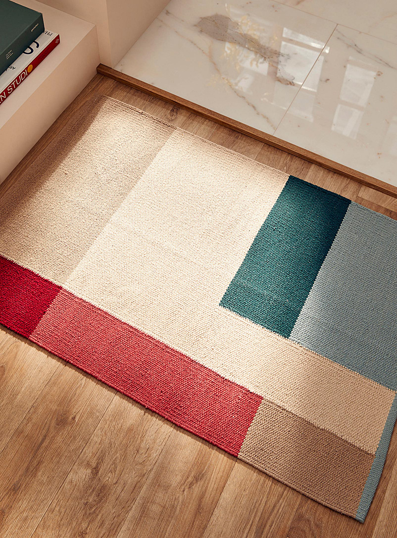 Simons Maison: Le petit tapis rectangles nuancés Voir nos formats offerts Assorti