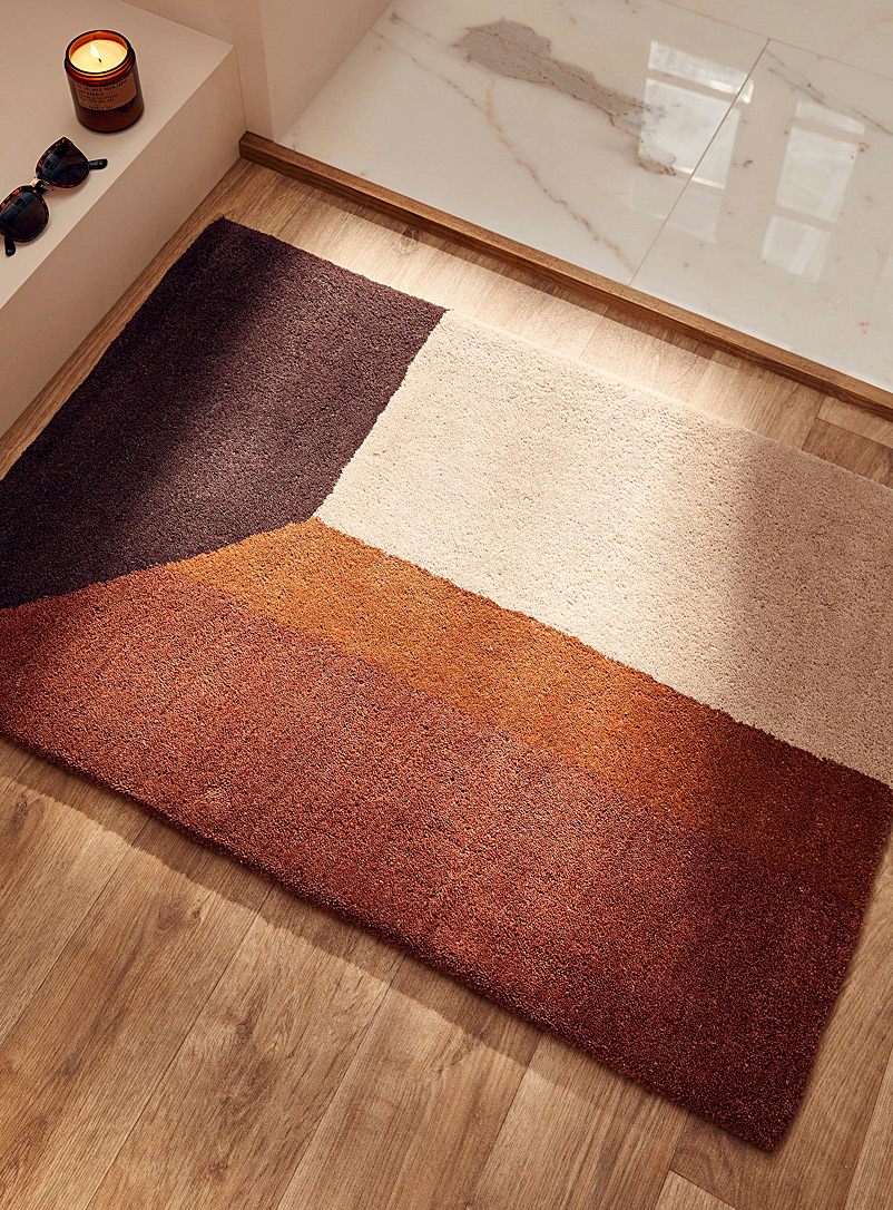 Simons Maison Assorted Coffee-coloured tufted rug 60 x 90 cm