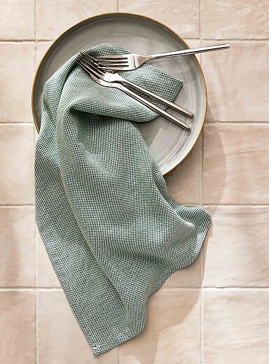 Serviette De Cuisine Gigi Définition – Très Absorbante, Motif Lettre, 24x16 Pouces