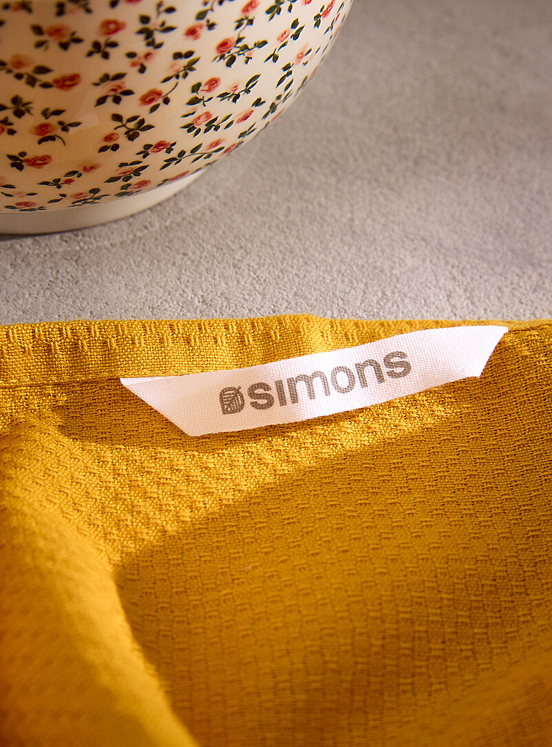 Simons Maison: Le linge &agrave; vaisselle jacquard monochrome Noir