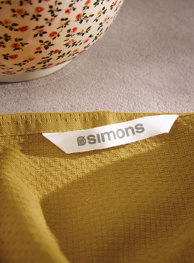 Simons Maison: Le linge &agrave; vaisselle jacquard monochrome Noir