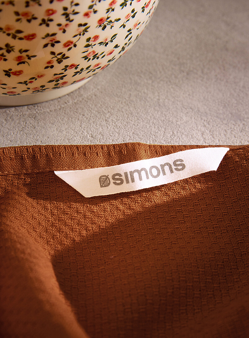 Simons Maison Sunflower Yellow Monochromatic jacquard tea towel