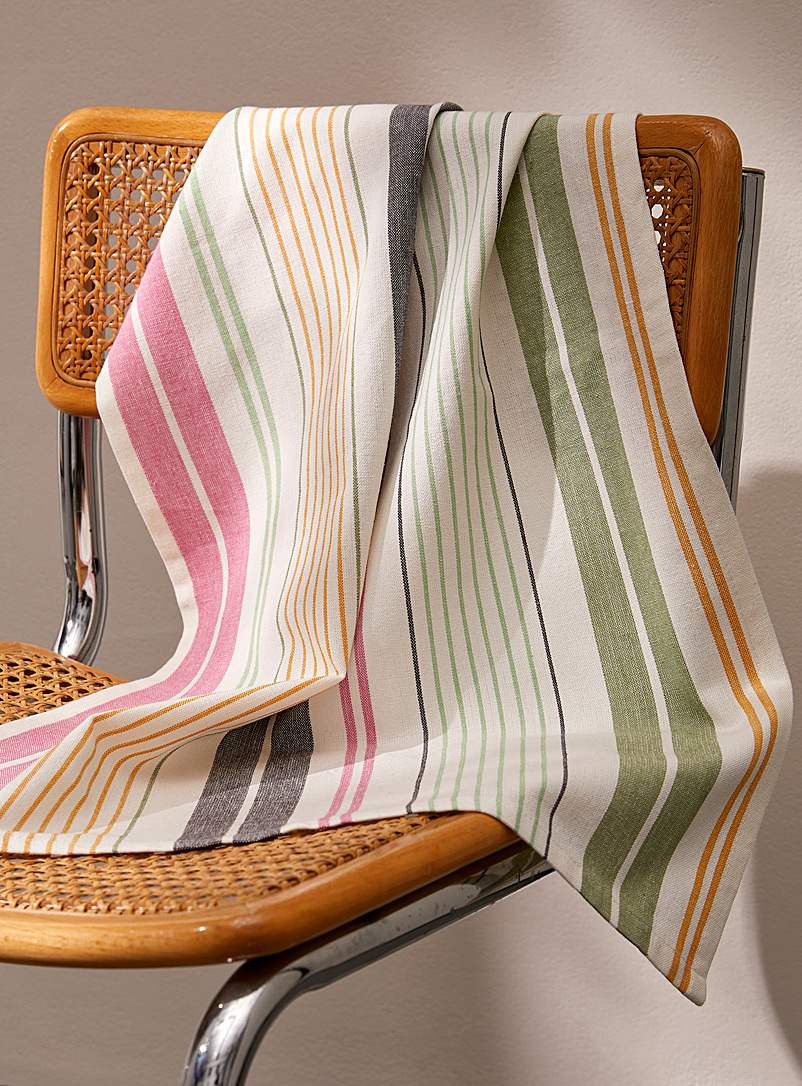 Simons Maison Assorted Catalogne blanket-stripe tea towels