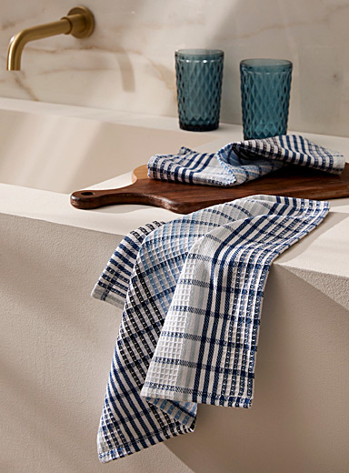 Simons Maison: Les chiffons rayures color&eacute;es Ensemble de 2 Assorti