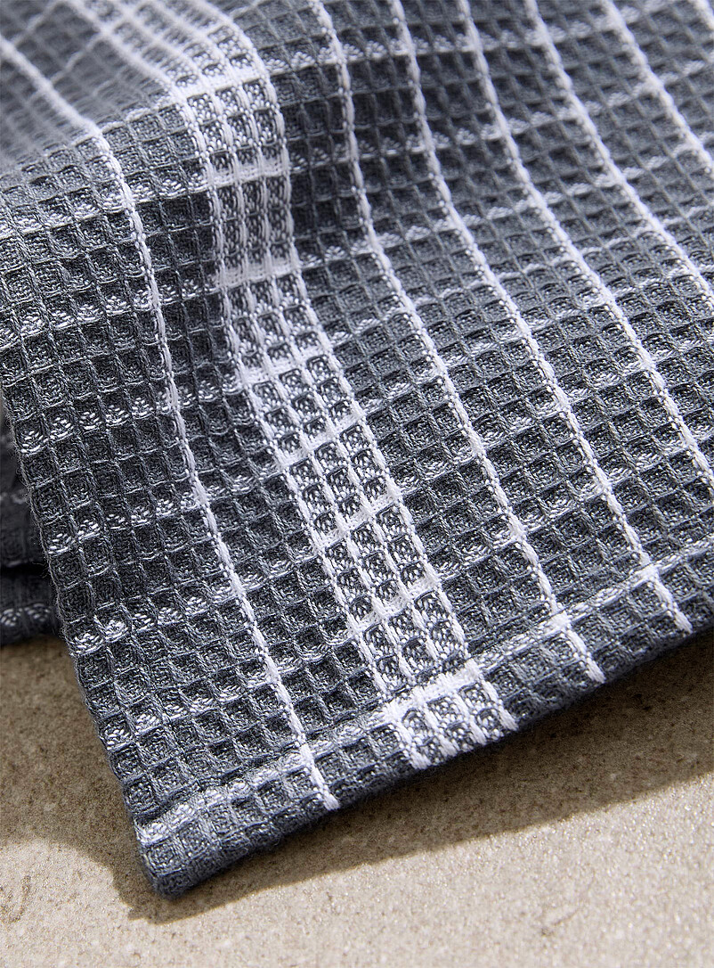 Simons Maison Black Minimalist checkerboard dishcloths Set of 2