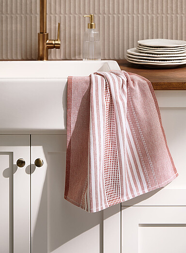 Mixed stripes hand towel