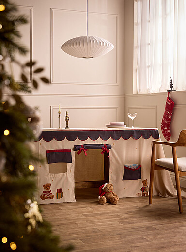 La nappe maisonnette festive <b>Collection de No&euml;l</b>
