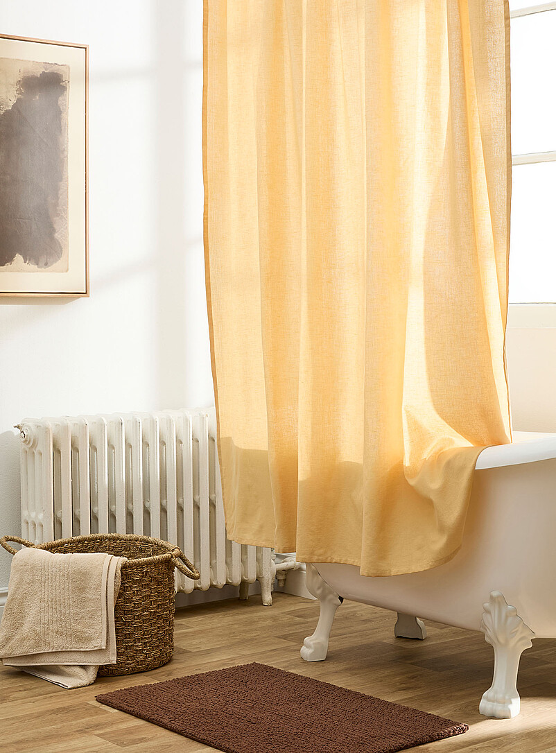 Touch Of Linen Shower Curtain