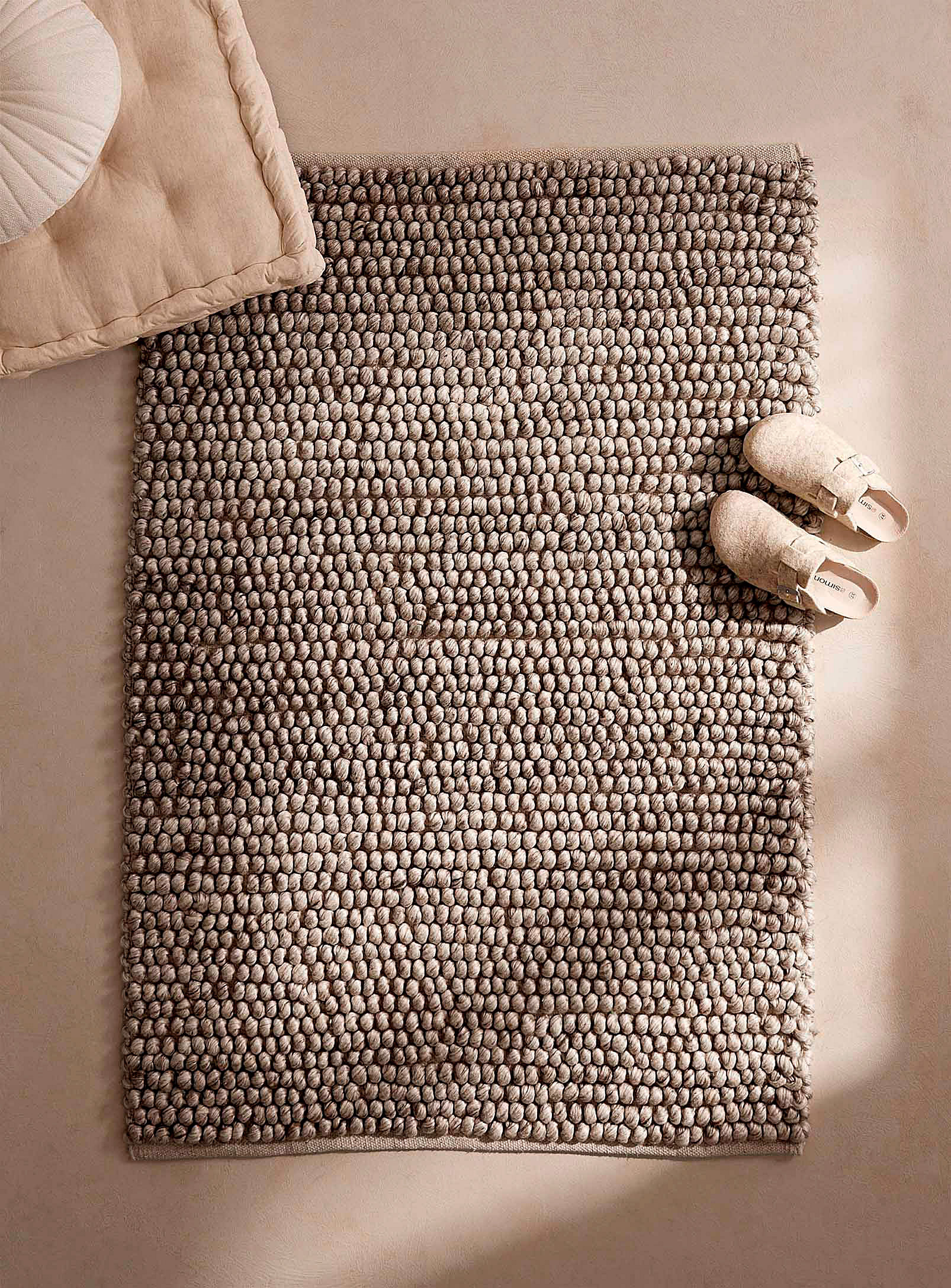 Simons Maison - Le petit tapis boucles de laine Voir nos formats offerts