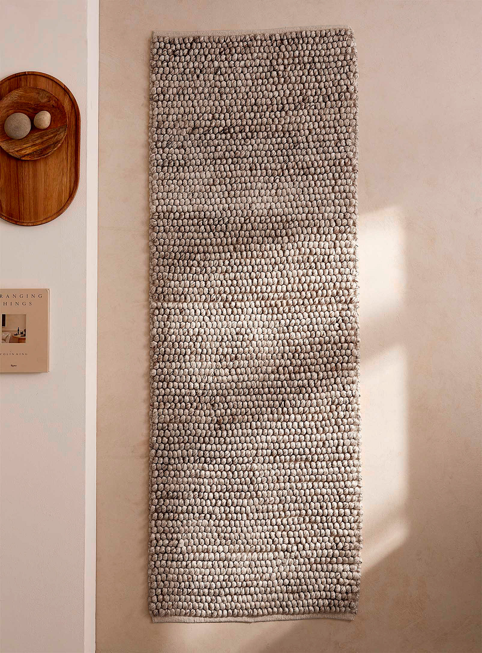 Simons Maison Wool Loops Hallway Rug 75 X 215 Cm In Patterned Brown