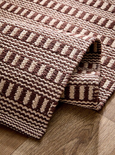 Graphic stripes woven rug See available sizes product image 3