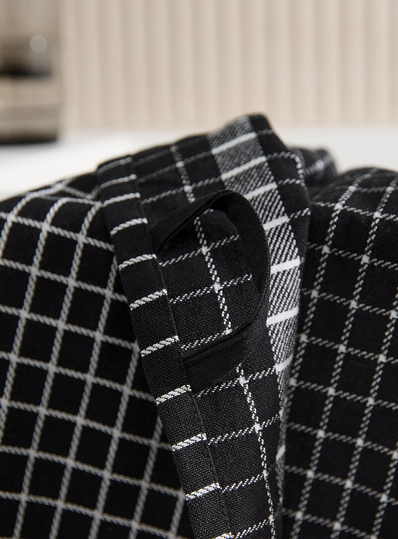 Minimalist checkers tea towel product image 2