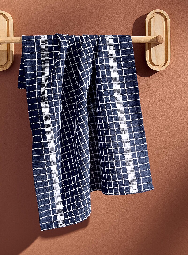 Minimalist Checkers Tea Towel