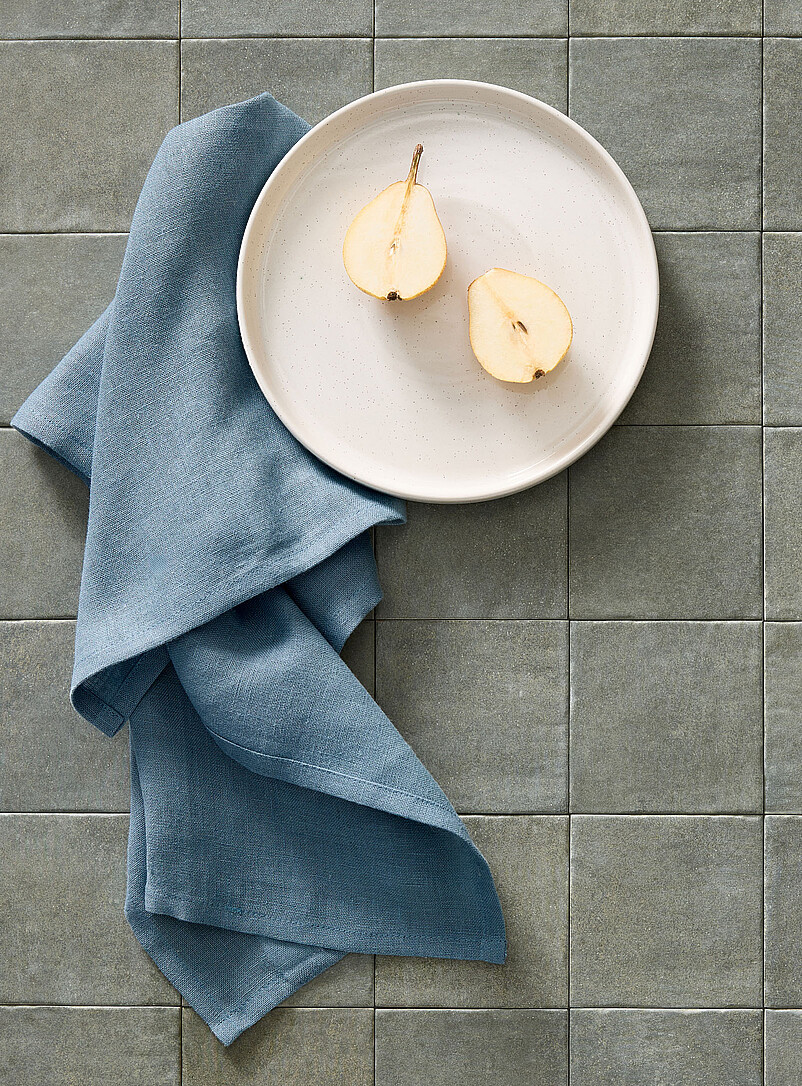 Pure Linen Chambray Tea Towel