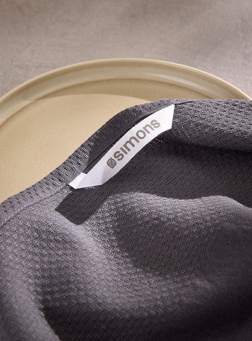Monochromatic jacquard tea towel product image 2