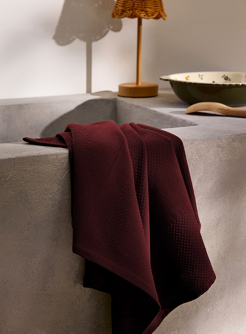 Monochromatic Jacquard Tea Towel
