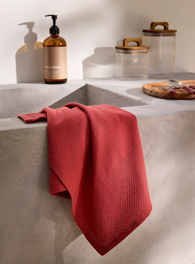 Monochromatic Jacquard Tea Towel