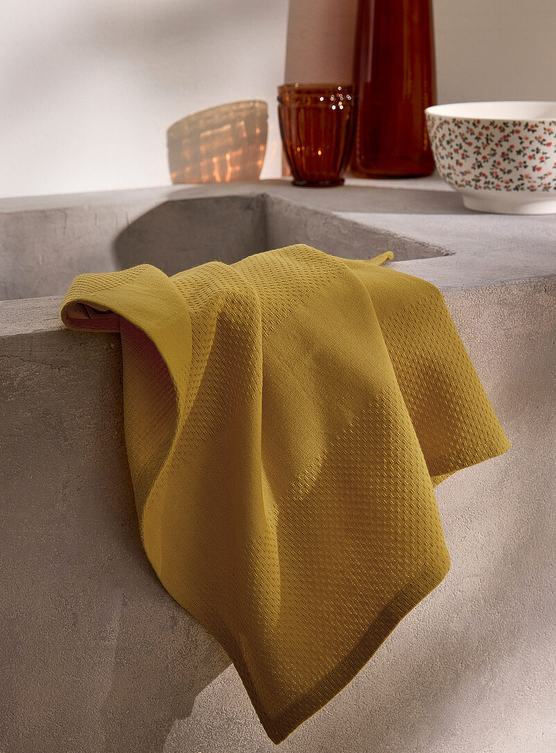 Monochromatic Jacquard Tea Towel