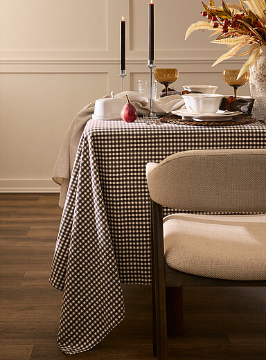 La nappe vichy moka