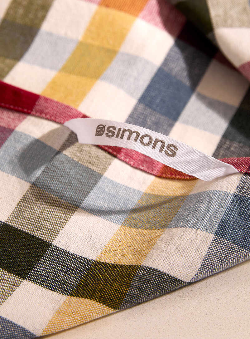 Fruity checkers tea towel product image 2