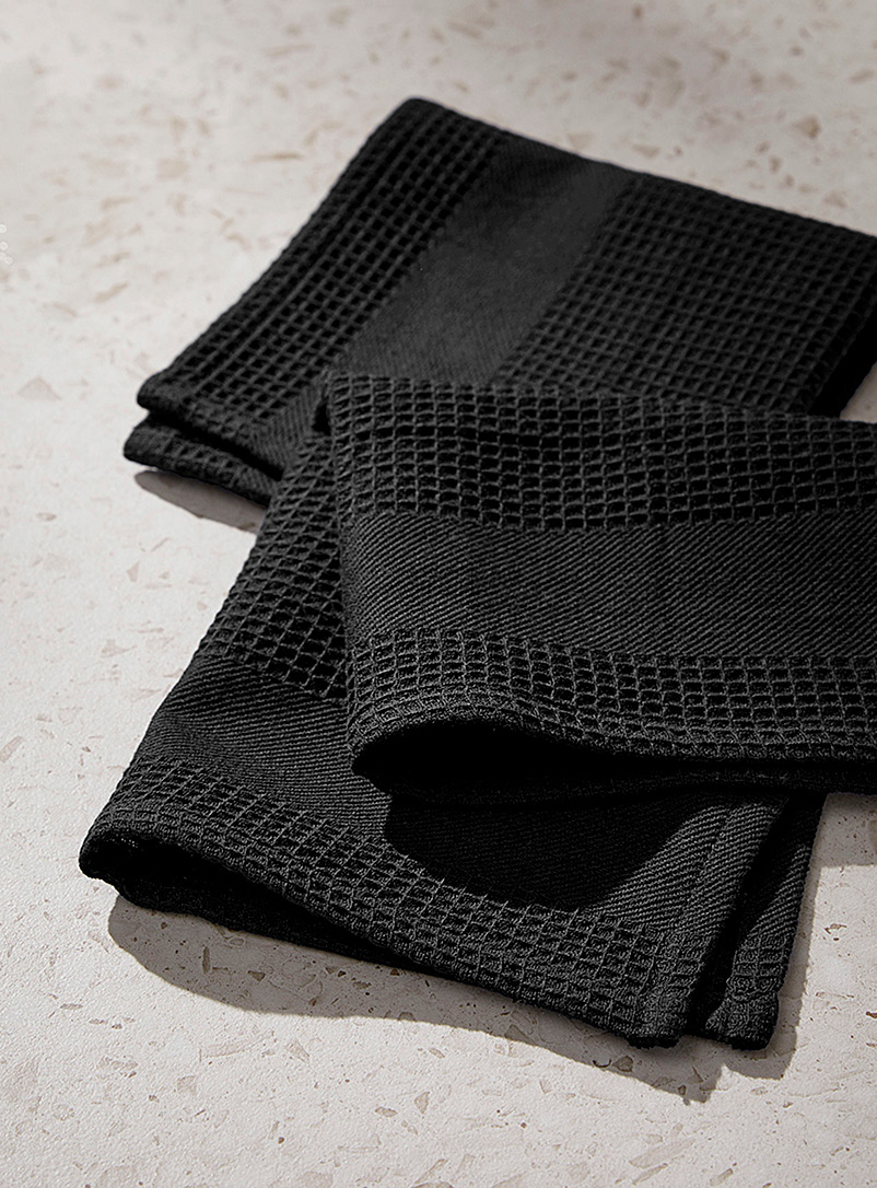 Monochrome Dishcloths Set Of 2