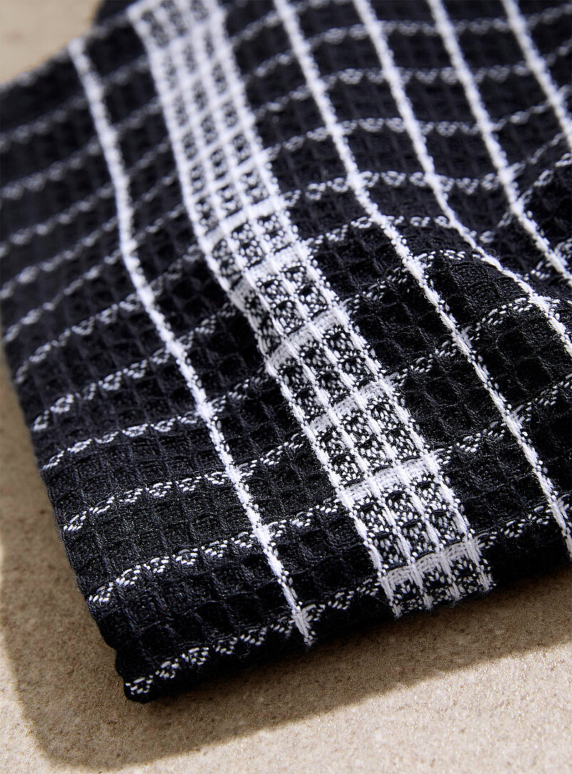 Minimalist checkerboard dishcloths Set of 2 product image 2