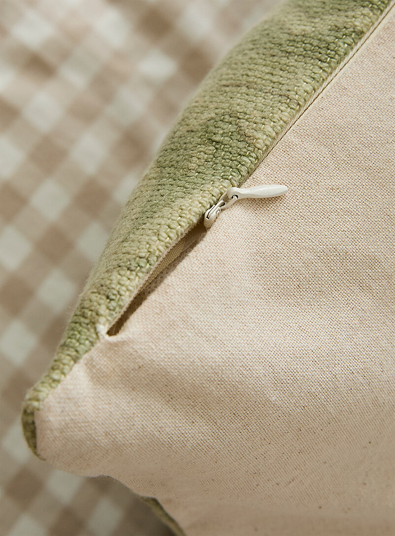 Pastel flowers linen-blend removable-cover cushion 50 x 50 cm product image 3