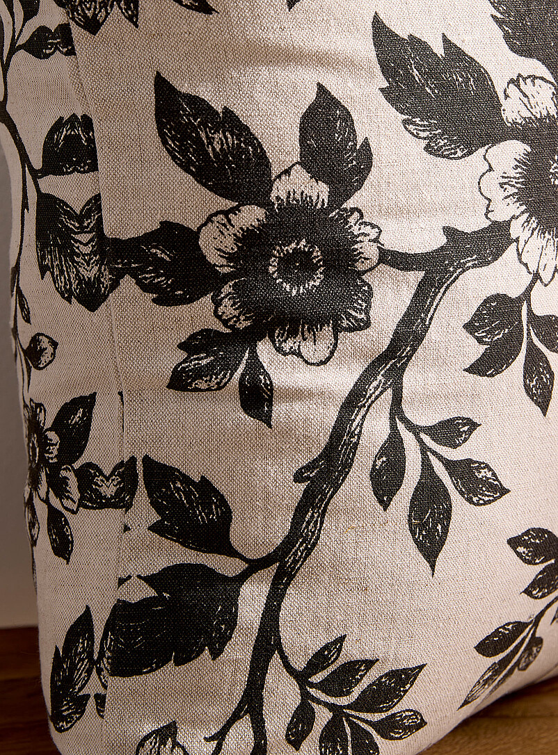 Spring morning linen-blend removable-cover cushion 50 x 50 cm product image 2