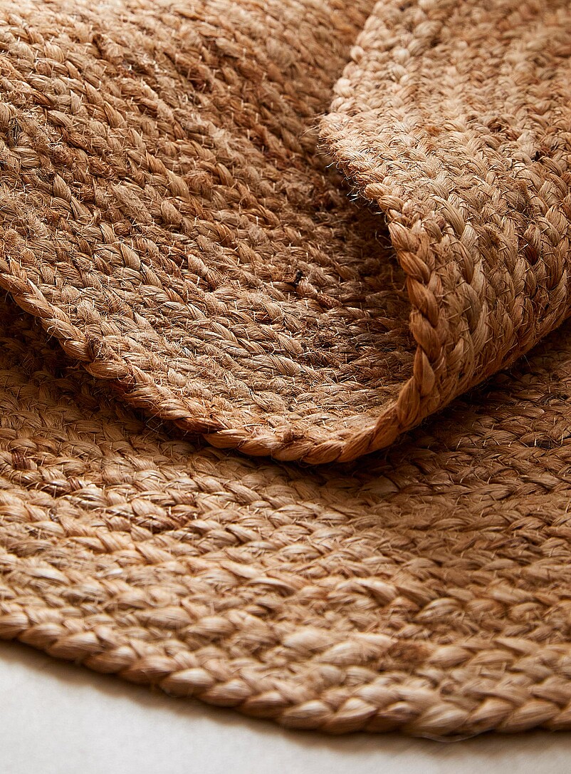 Natural jute oval rug 60 x 90 cm product image 2
