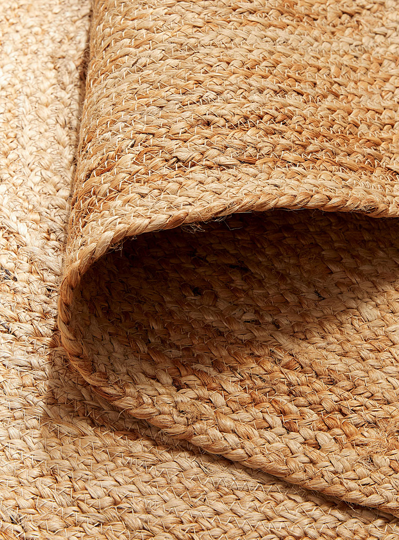 Natural jute oval rug 120 x 180 cm product image 3