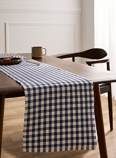 Seasonal gingham table runner product image 2