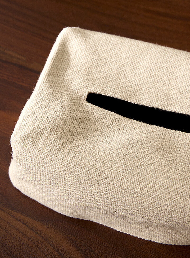 Fabric tissue box cover product image 2