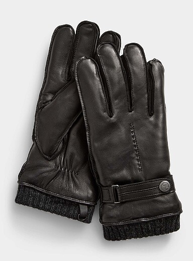 Nelson leather-lined gloves