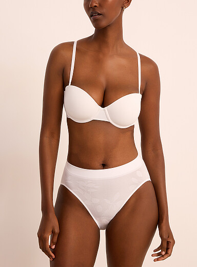 La classique taille haute &eacute;chancr&eacute;e motif subtil Nylon