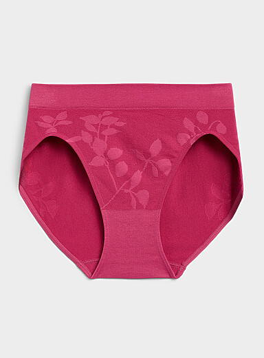 La classique taille haute &eacute;chancr&eacute;e motif subtil Nylon