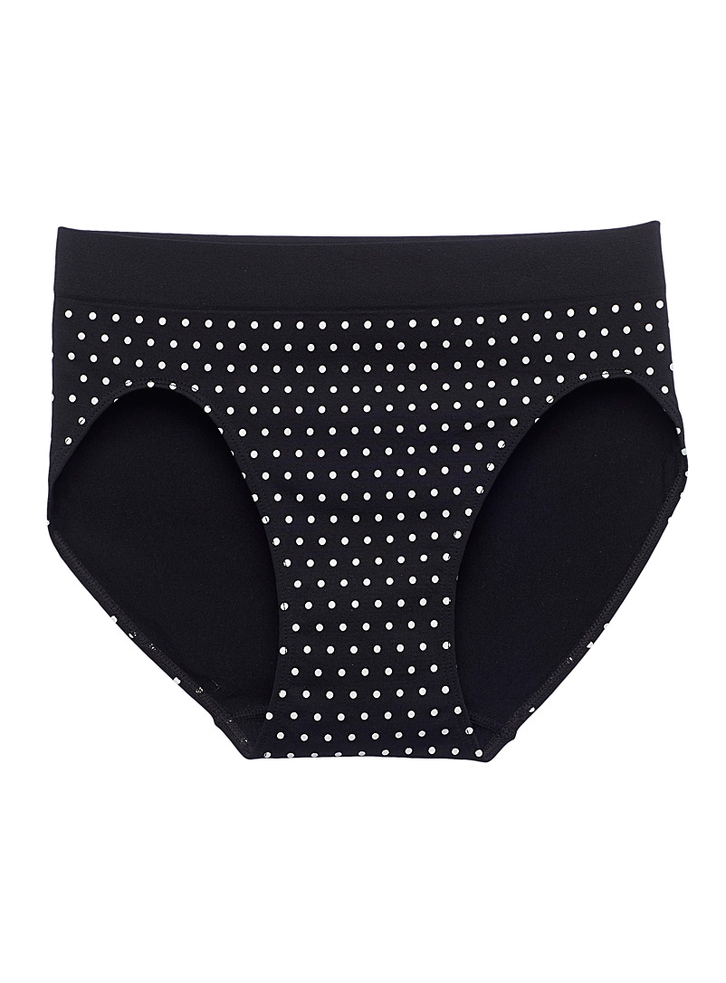 Buy online Black Nylon Bikini Panty from lingerie for Women by
