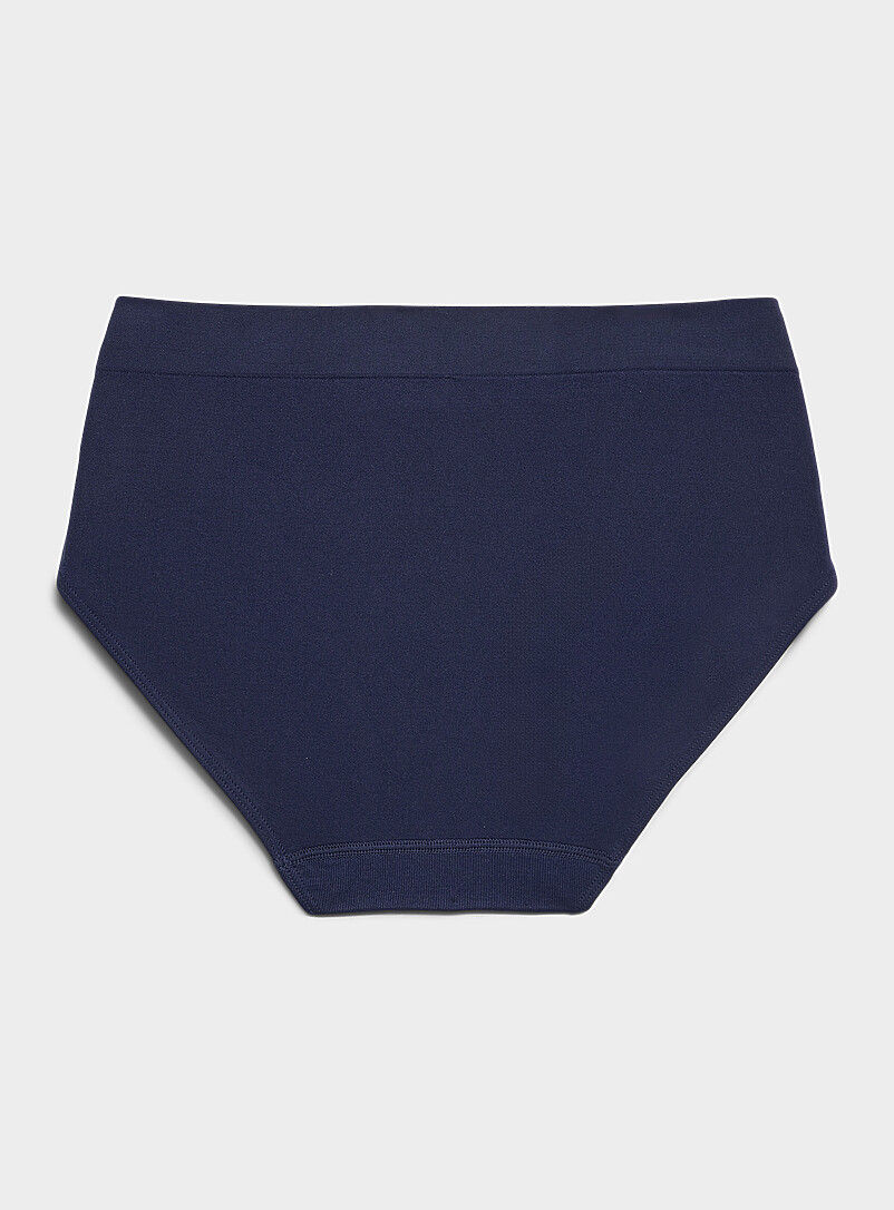 Miiyu: La classique &eacute;chancr&eacute;e taille haute Nylon Blanc et noir pour femme