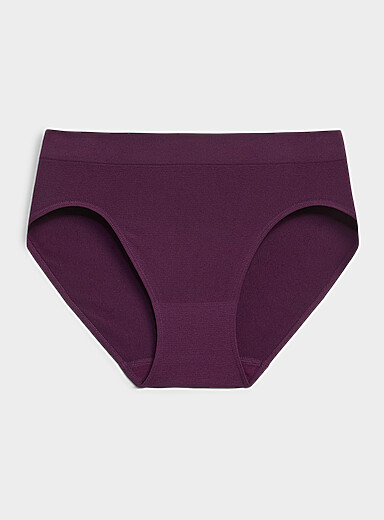 High-waist high-cut classic brief Nylon