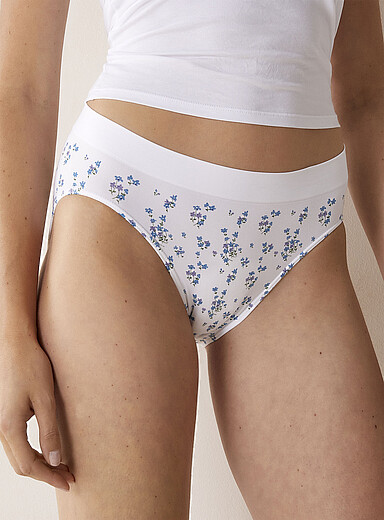 Microfibre high-cut bikini panty Nylon