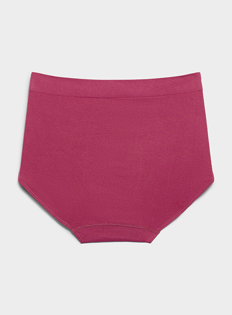 Miiyu: La classique taille haute microfibre Nylon Beige - Gr&egrave;ge pour femme