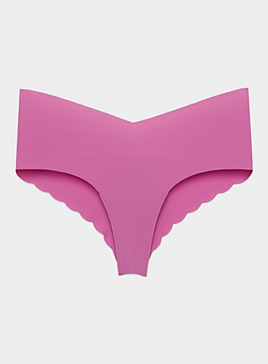 GAP Woman's Pink/ Light blue Three-pack stretch Brazilian cut briefs
