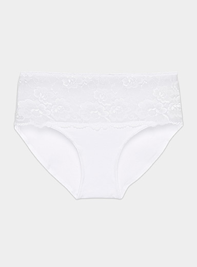 Solid microfibre high-rise panty, Chantelle