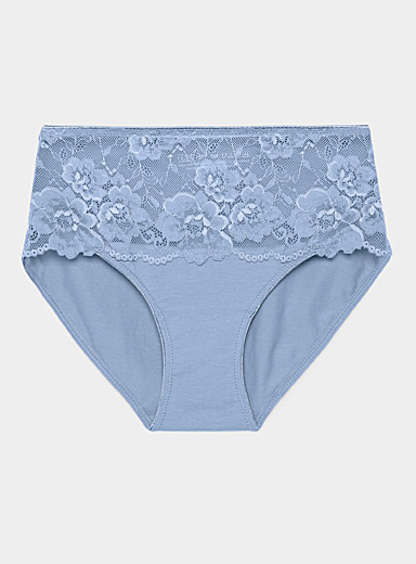 Flowers and scallops lace Brazilian panty, Miiyu, Shop Brazilian Panties  Online