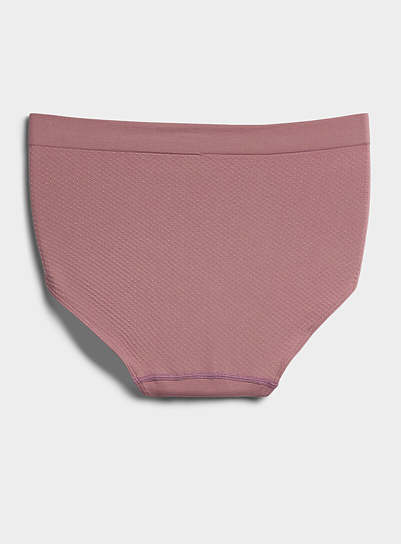Miiyu: La classique taille haute textur&eacute;e Nylon Blanc pour femme