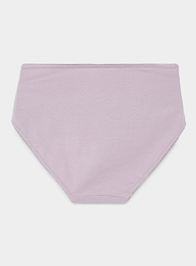 Sheer floral band high-waist classic hipster Cotton product image 3