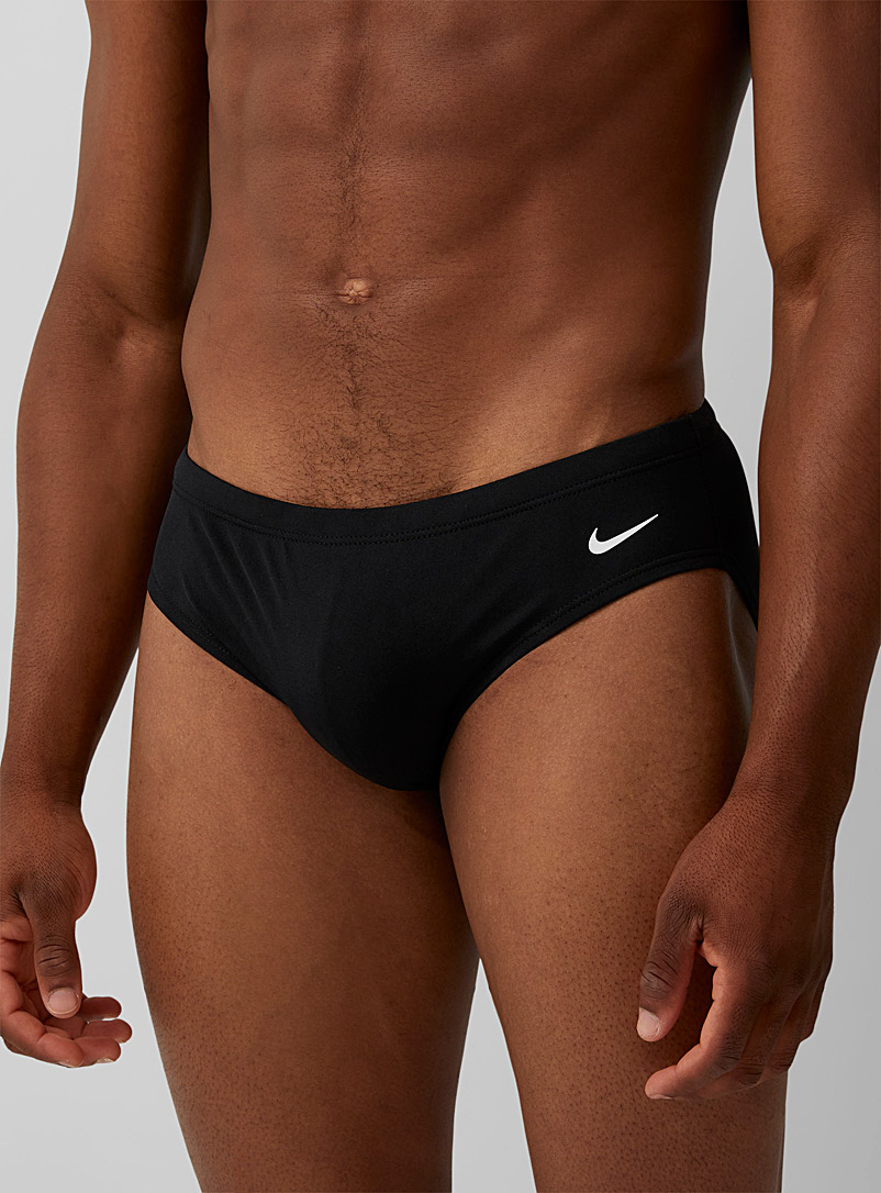 Nike Swim: Le maillot slip logo Noir pour homme