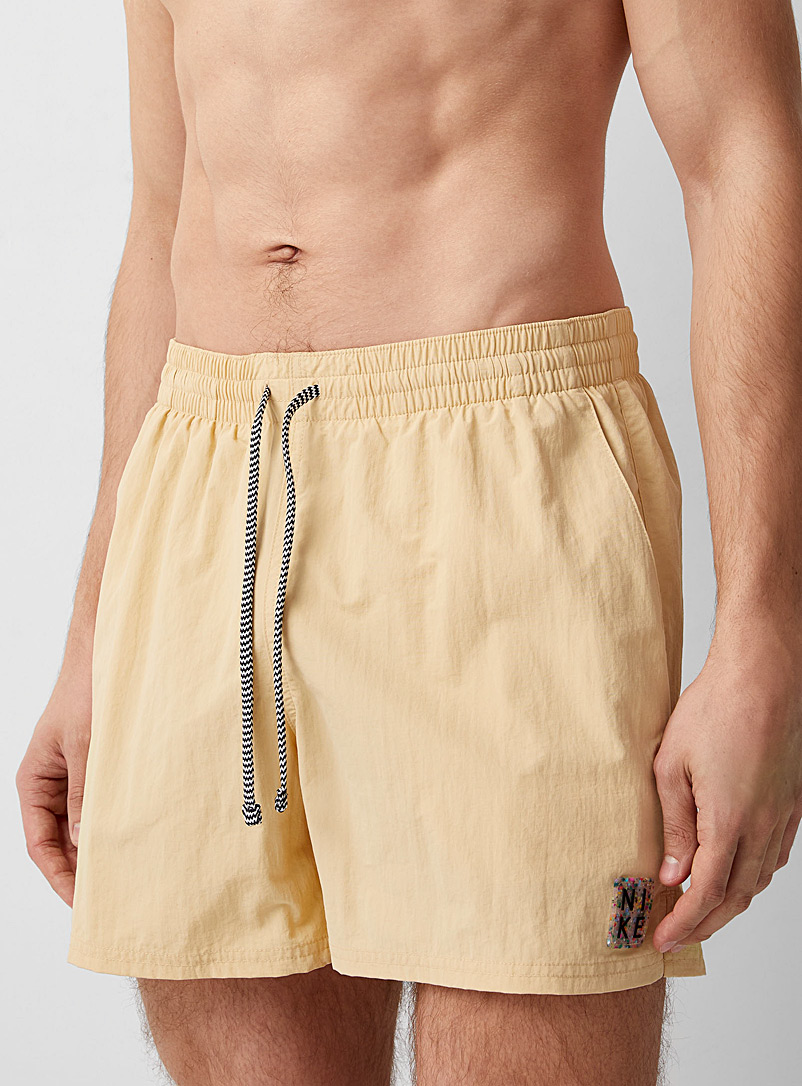 Nike Swim Fawn Crackled solid swim trunk for men
