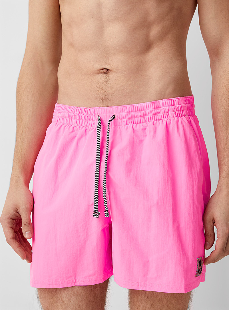 Nike Swim Pink Crackled solid swim trunk for men