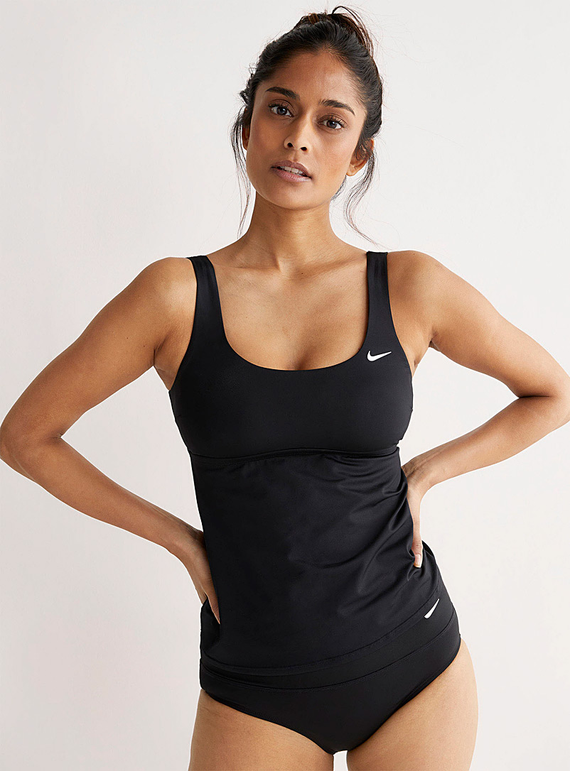 Nike Black Athletic tankini for women