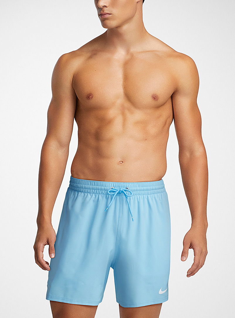 Nike Swim: Le maillot short extensible monochrome Sarcelle - Turquoise pour homme